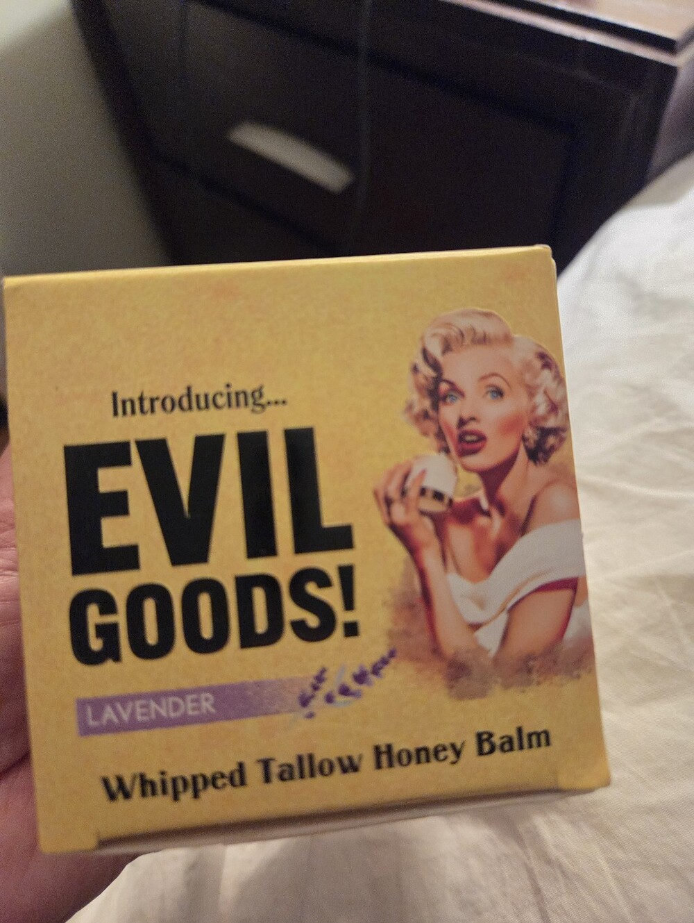 Lavender Whipped Tallow Honey Balm - Yellow